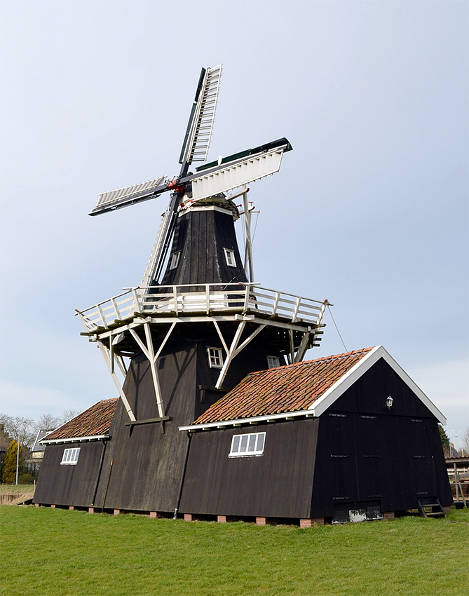 Molen 10282 Bovenrijge (Ten Boer), Rob Hoving (4-3-2017) | Database Nederlandse molens