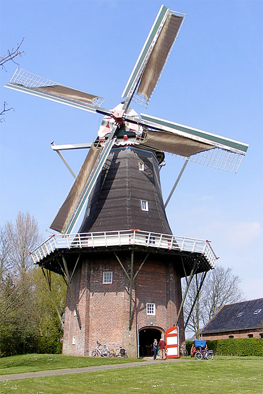 Molen 00496 Eva (Usquert), Martijn Scholtens (26-04-2008) | Database Nederlandse molens