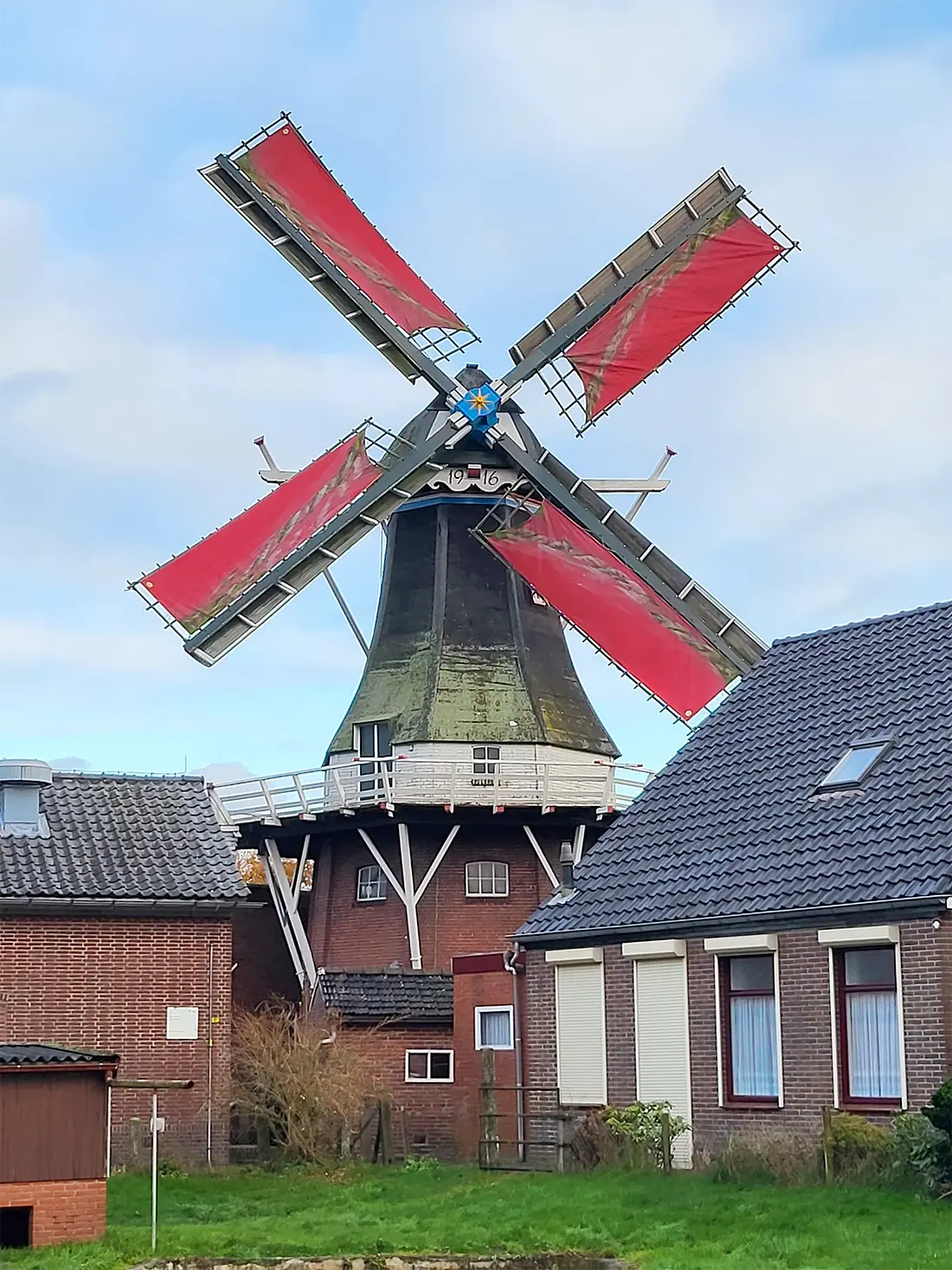 Molen 00587 Niemans Molen (Veelerveen), Martijn Scholtens (6-12-2022) | Database Nederlandse molens
