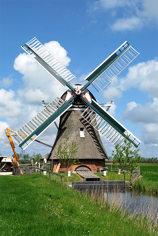 Molen 00425 Hilmahuistermolen (Visvliet), Martijn Scholtens (18-5-2010). | Database Nederlandse molens