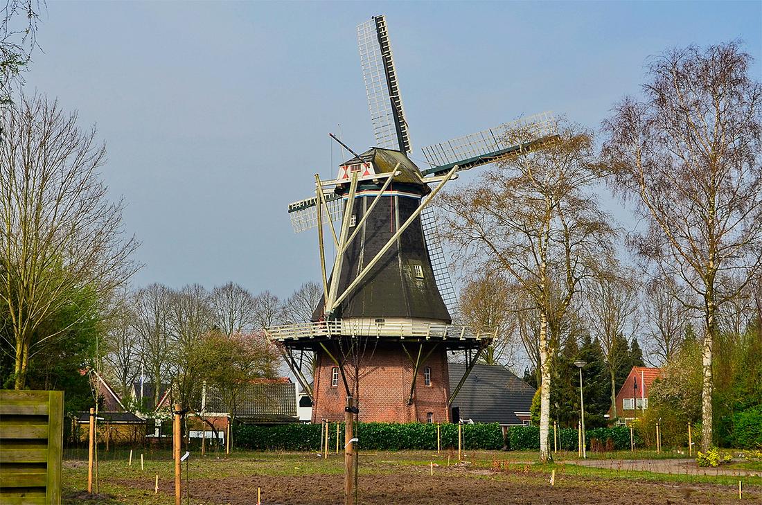 1, Molen 00588 De Korenbloem (Vriescheloo), Bernd Käding (1-4-2014) | Database Nederlandse molens