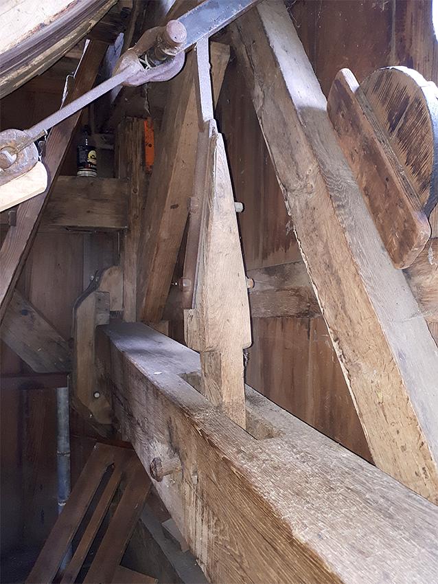 14, Molen 10009 (Naamloos) (Bourtange), M. Steemers (31-7-2020)Bijzonder sabel'ijzer'. | Database Nederlandse molens