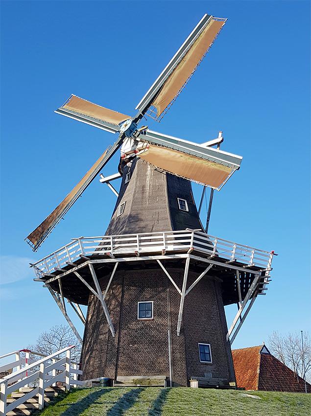 Molen 06410 De Meeuw (Garnwerd), Alex Buist (19-1-2019) | Database Nederlandse molens