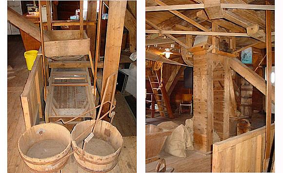 9, Molen 00451 De Hoop (Garsthuizen), Harmannus Noot (2-8-2004) Schootemmers / jacobsladder. | Database Nederlandse molens