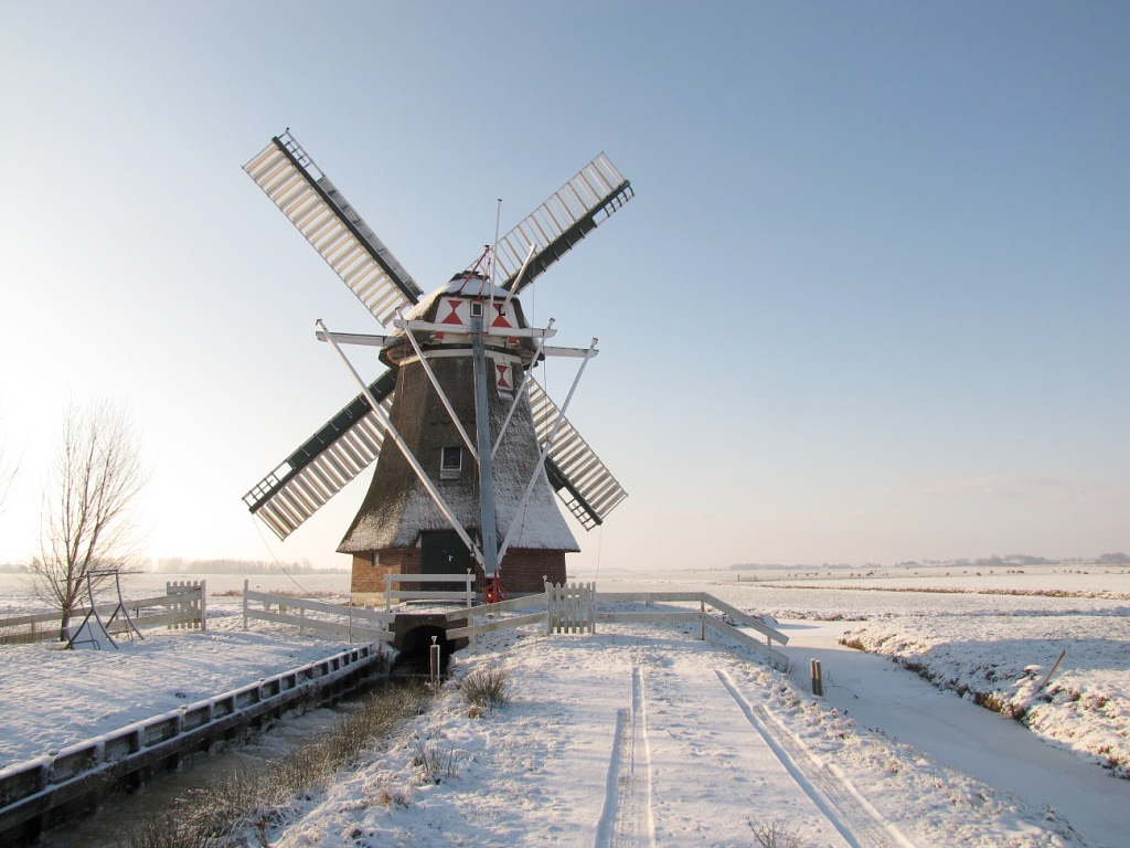 4, Molen 04448 Westerhornermolen (Grijpskerk), Simon Moedt (20-12-2010) | Database Nederlandse molens