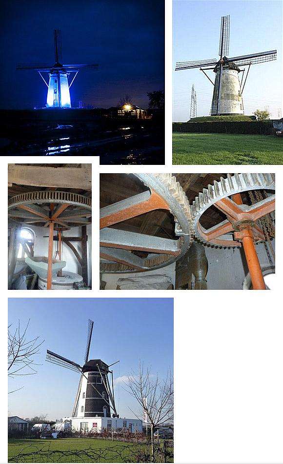 3, Molen 02804 Sint Antonius (Weert-Laar), Foto links: Anke Verheul (24-1-2011), foto rechtsboven: Frits Kruishaar (11-10-2008). | Database Nederlandse molens