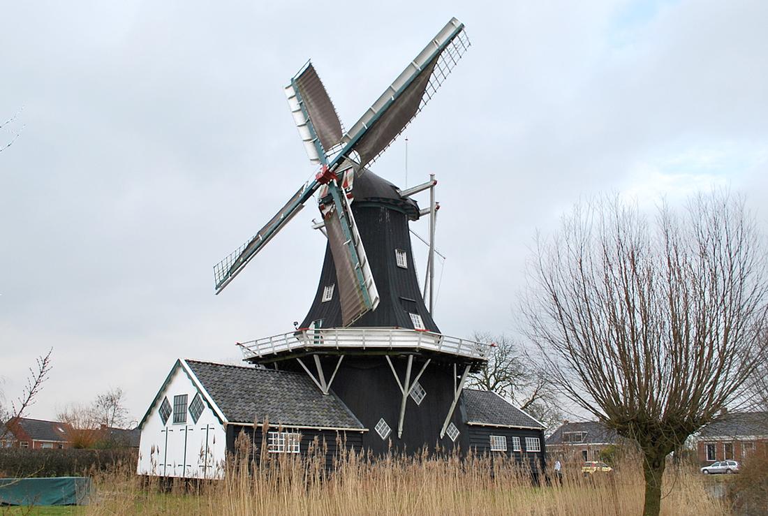 1, Molen 00538 Fram (Woltersum), Martijn Scholtens (21-2-2009 ) | Database Nederlandse molens