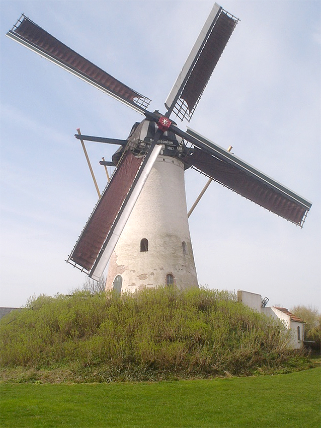 Molen 00709 Sancto Antonio / St. Antonius (Halsteren), Marcel Stroo (26-3-2017) | Database Nederlandse molens