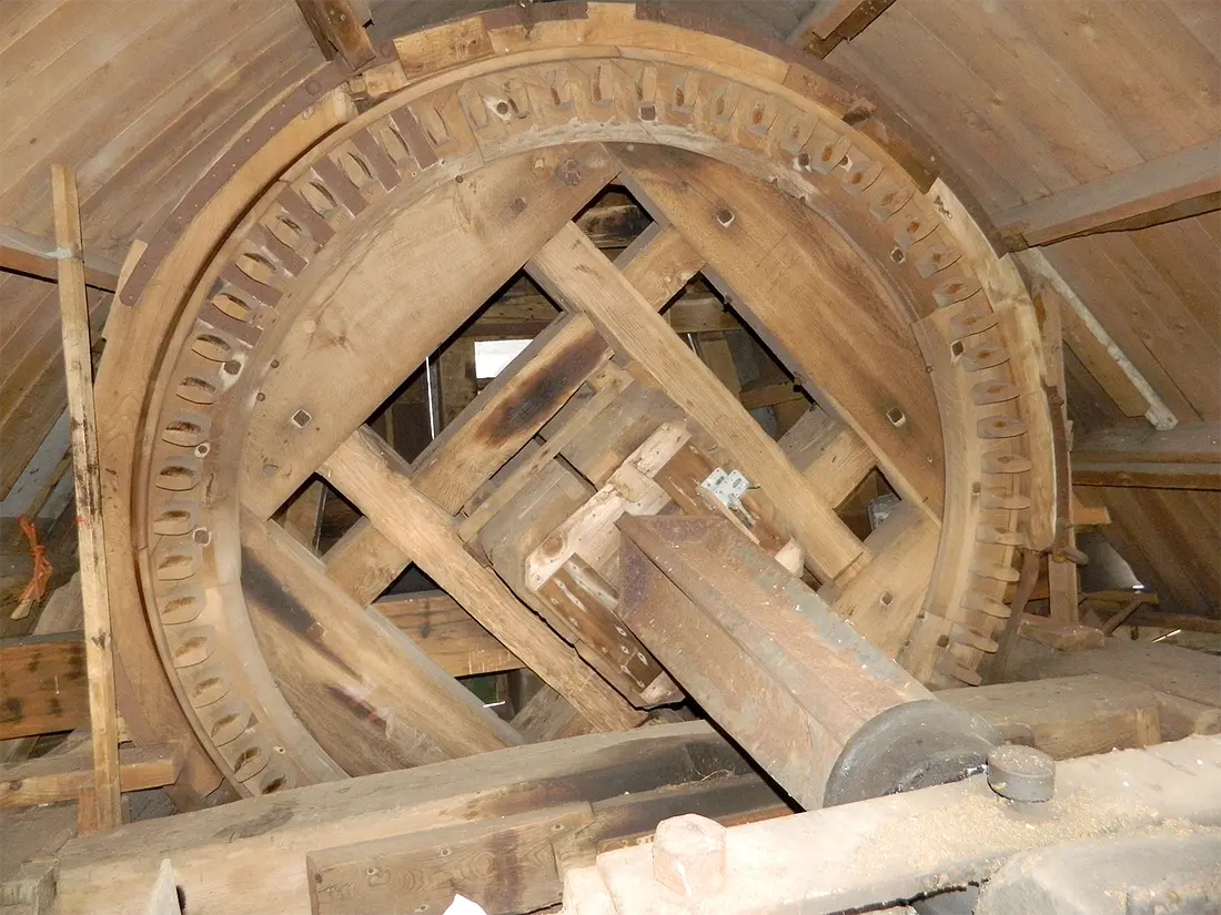 21, Molen 00709 Sancto Antonio / St. Antonius (Halsteren), Vincent Mepschen (31-3-2019)Bovenwiel. | Database Nederlandse molens