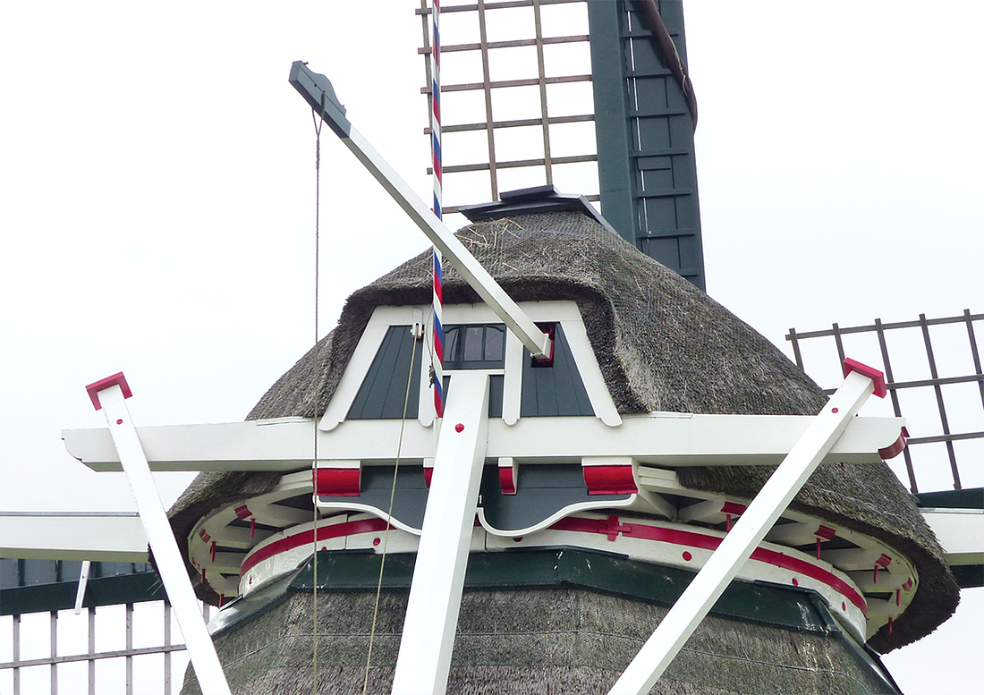 10, Molen 01775 De Kleine Molen / De Hommel (Haarlem), Piet Glasbergen (10-4-2018) | Database Nederlandse molens