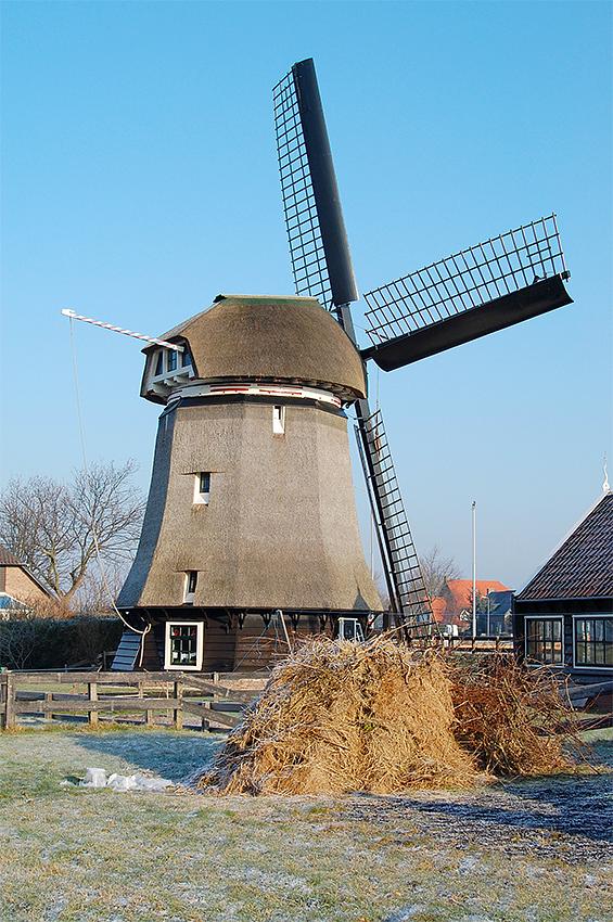 Molen 00312 De Sluismolen (Alkmaar), Rob Pols (30-12-2008). | Database Nederlandse molens
