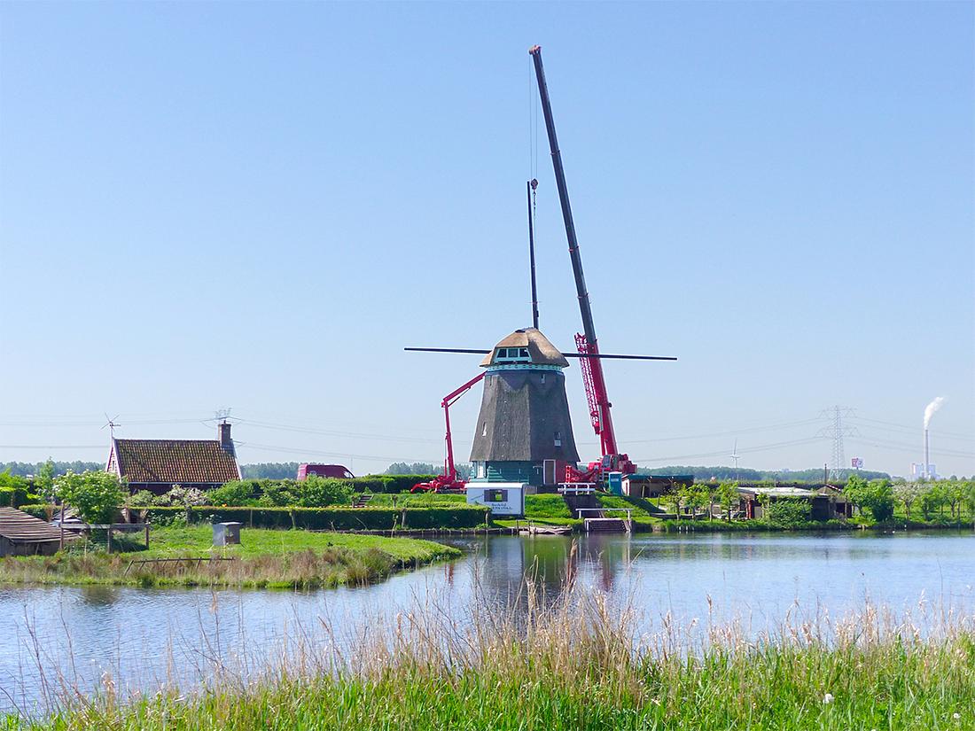 12, Molen 10694 Twiskemolen (Landsmeer), Piet Glasbergen (8-5-2018) | Database Nederlandse molens