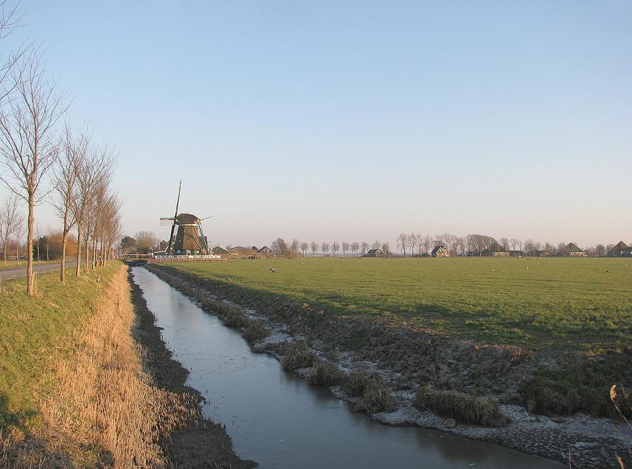 1, Molen 12226 De Nachtegaal (Middenbeemster), De Nachtegaal en zijn biotoop. Piet Glasbergen (6-2-2015). | Database Nederlandse molens