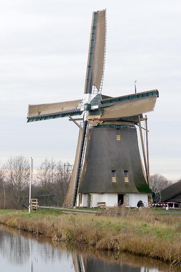 Molen 00815 Meermolen / De Onrust (Muiderberg), Piet Glasbergen (29-12-2019) | Database Nederlandse molens