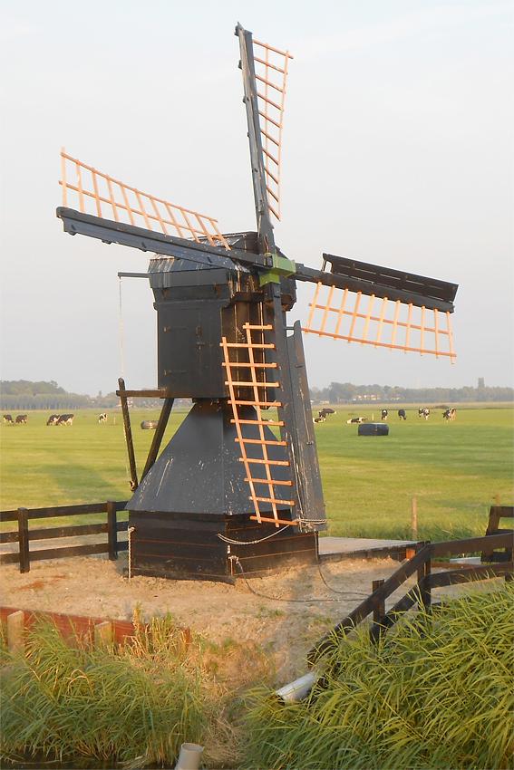 Molen 10050 Klikjesmolen (Midwoud), F.J. Stam (25-6-2019)De molen in gerestaureerde staat.  | Database Nederlandse molens