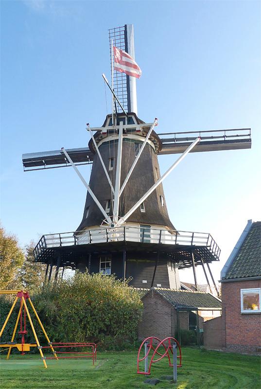 2, Molen 03506 't Roode Hert (Oudorp), Piet Glasbergen (31-10-2019) | Database Nederlandse molens