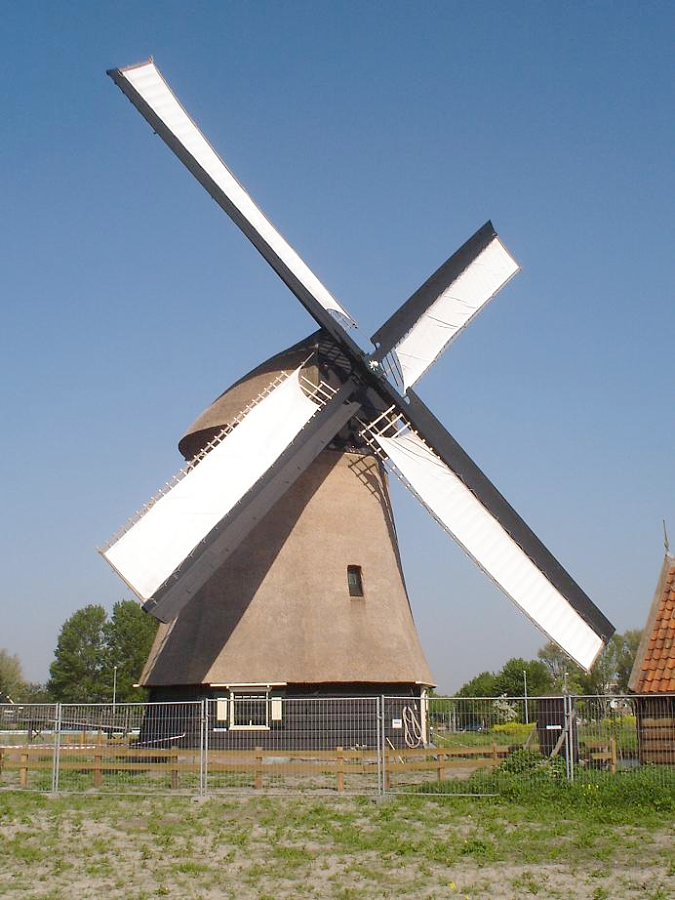 Molen 00796 Strijkmolen C (De Zes Wielen) (Oudorp), Marcel Stroo (10-5-2008). | Database Nederlandse molens