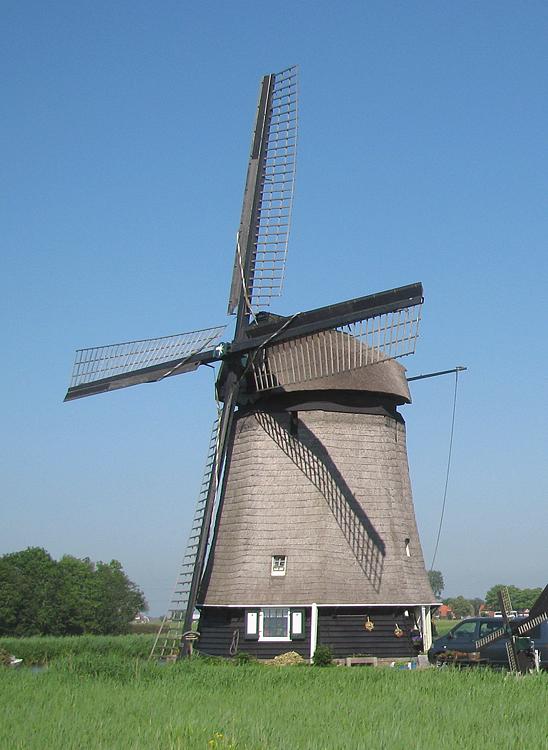1, Molen 00166 Strijkmolen L (Oterleek), Piet Glasbergen (28-5-2012). | Database Nederlandse molens