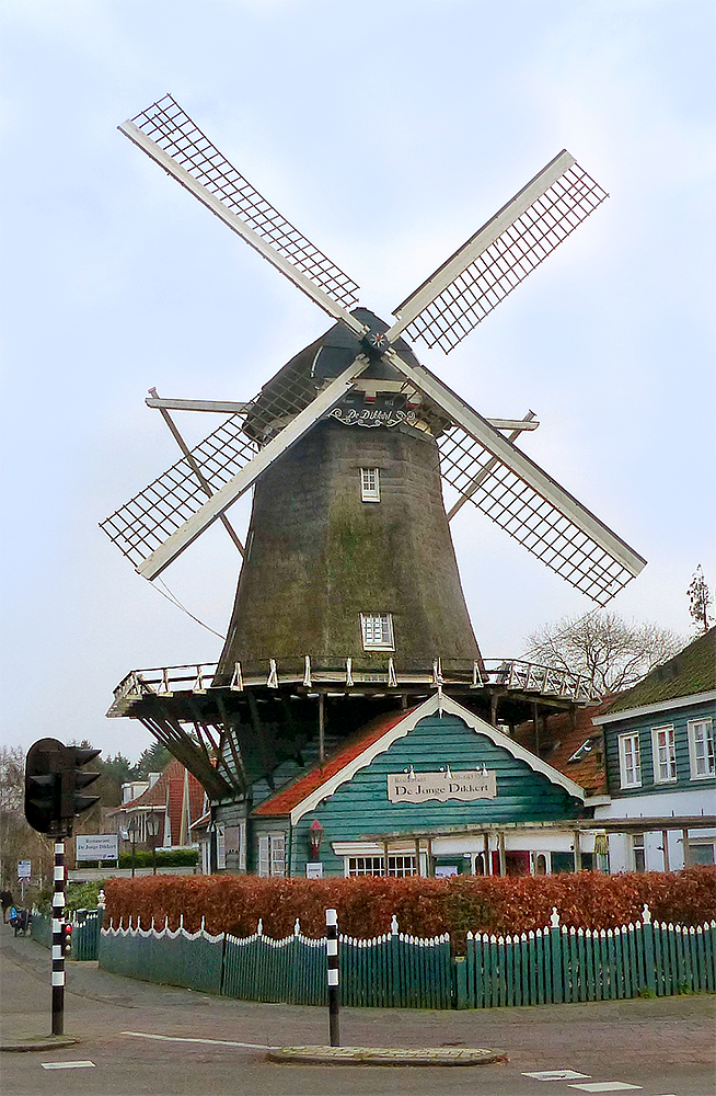 Molen 01001 De Dikkert (Amstelveen), Piet en Barth Glasbergen (8-1-2018) | Database Nederlandse molens