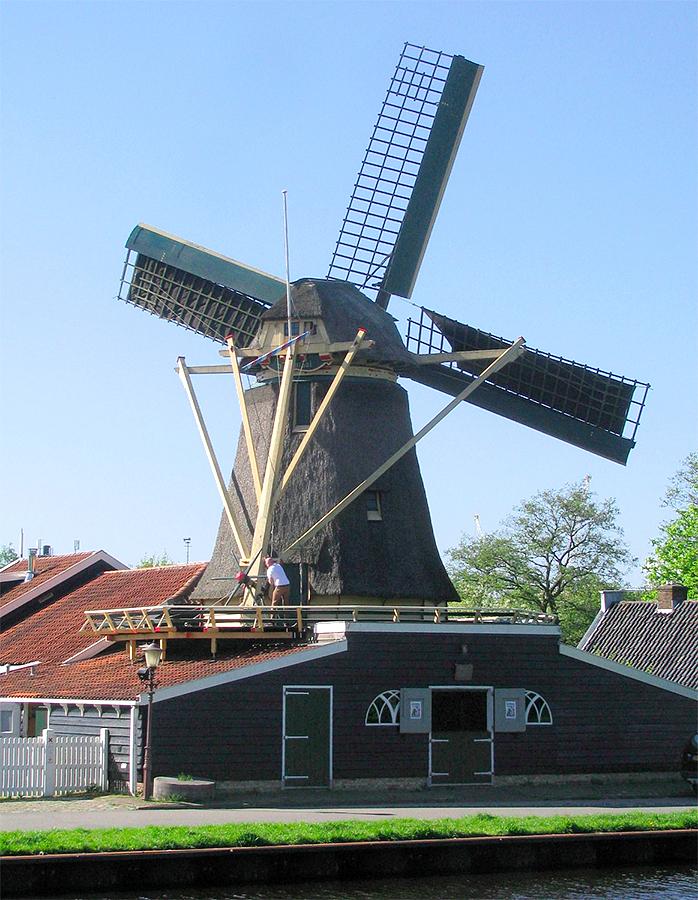 2, Molen 00238 D'Admiraal (Amsterdam-Buiksloot), Piet Glasbergen (3-5-2018) | Database Nederlandse molens