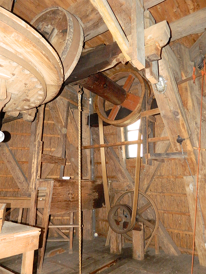 16, Molen 00802 De Bloem (Amsterdam), Vincent Mepschen (1-2-2018)Het luiwerk. | Database Nederlandse molens