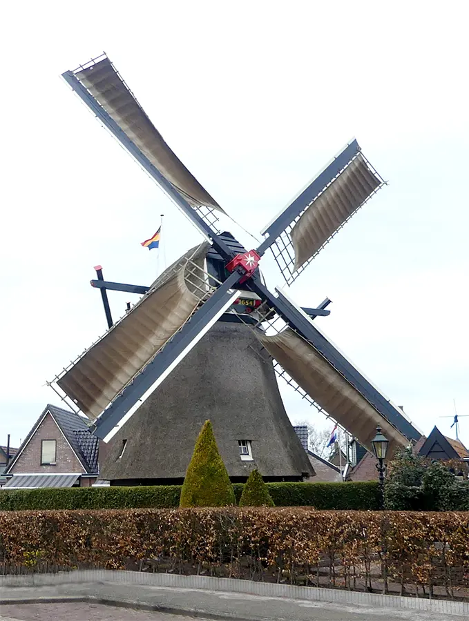 Molen 00345 De Hoop (Den Oever), Piet Glasbergen (16-3-2022) | Database Nederlandse molens