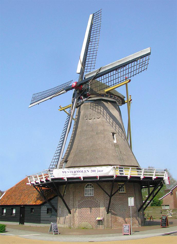 Molen 01842 De Westermolen (Dalfsen), Piet Glasbergen (20-4-2018) | Database Nederlandse molens