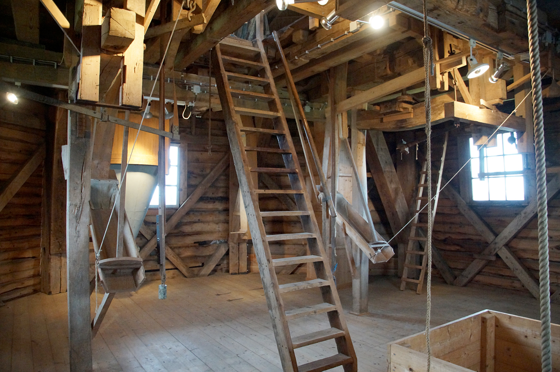 8, Molen 01829 De Vlijt (Marle), Matthieu Hoogduin (2-4-2018)Overzichtsfoto van de meelzolder. | Database Nederlandse molens