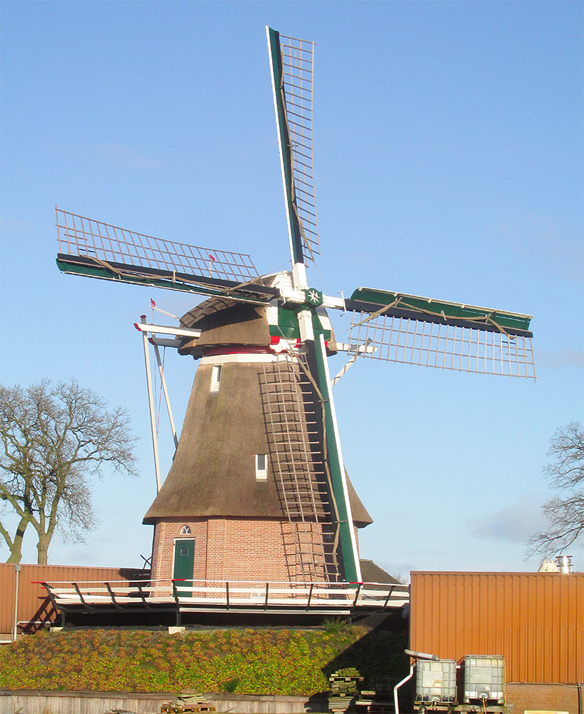 Molen 02722 Windlust (Radewijk), Piet Glasbergen (16-12-2017) | Database Nederlandse molens