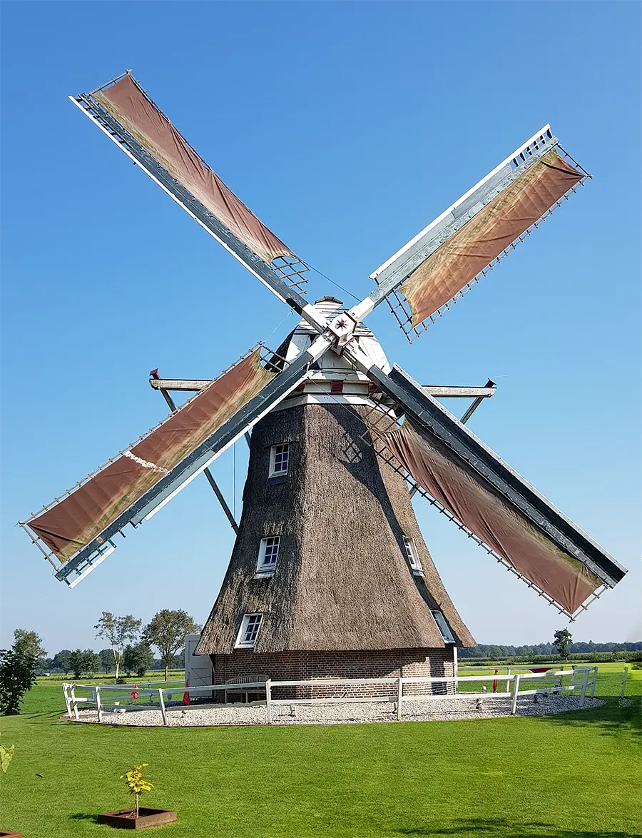 Molen 02630 De Leijen (Staphorst), Coen Manche (9-9-2023) | Database Nederlandse molens