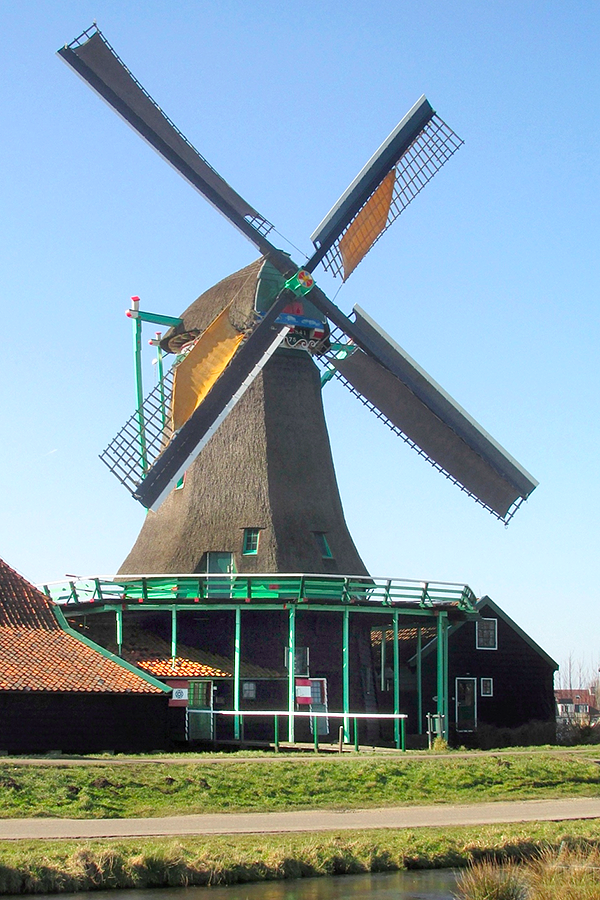 Molen 12189 De Bonte Hen (Zaandam), Piet Glasbergen (22-2-2018) | Database Nederlandse molens