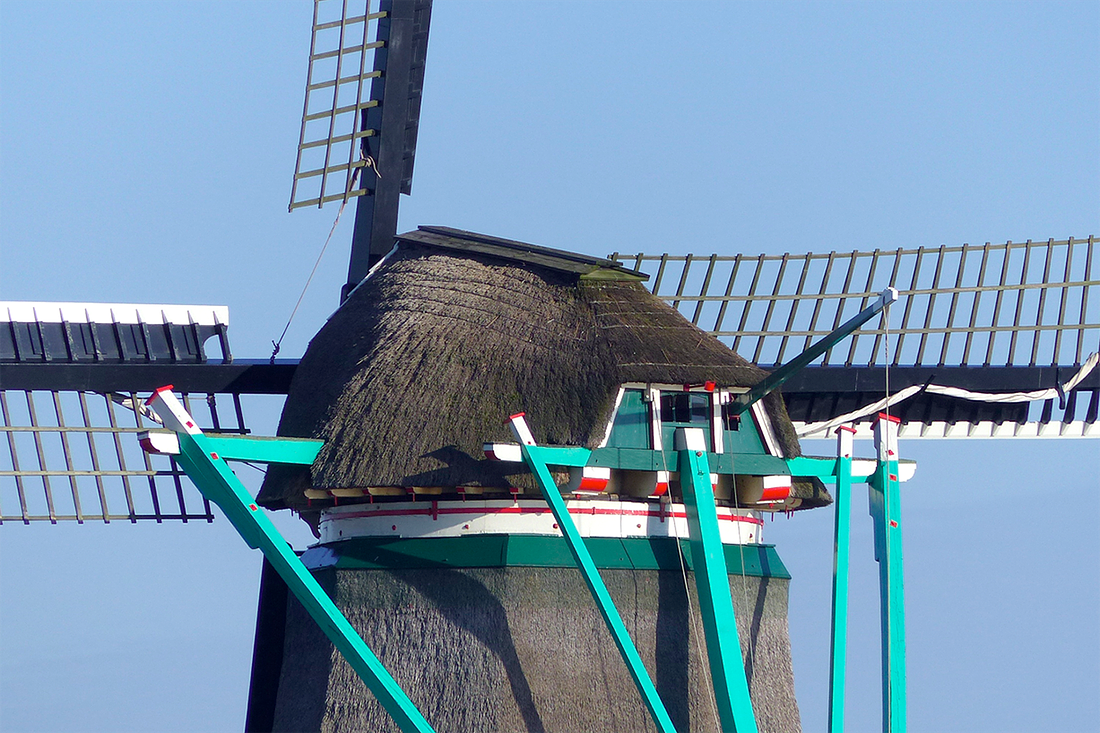 6, Molen 12189 De Bonte Hen (Zaandam), Piet Glasbergen (22-2-2018) | Database Nederlandse molens