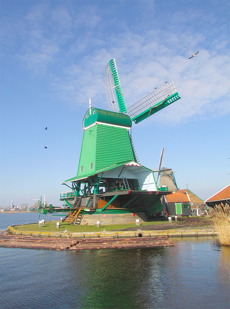 2, Molen 10690 De Poelenburg (ook: De Gekroonde Poelenburg) (Zaandam), Piet Glasbergen (22-2-2018) | Database Nederlandse molens