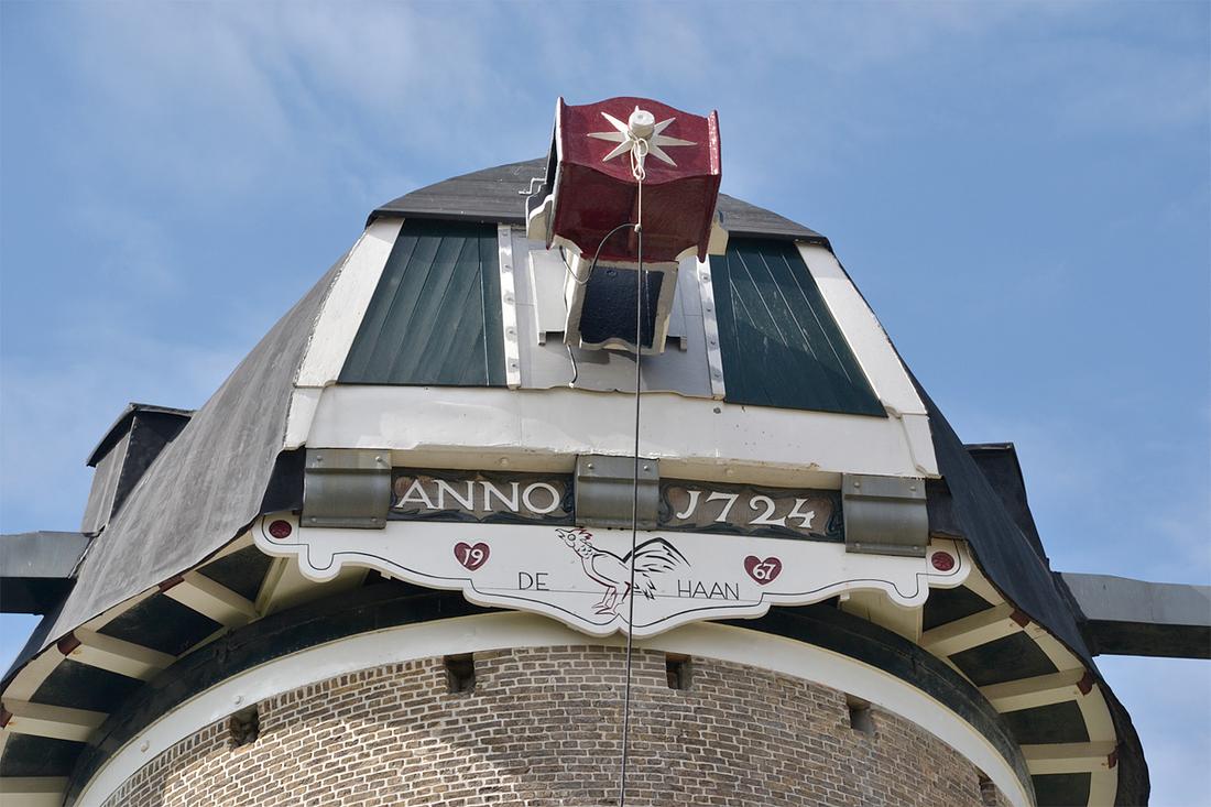 6, Molen 04903 De Haan (Brouwershaven), Rob Pols (26-04-2019)De baard tijdelijk vol in beeld. | Database Nederlandse molens