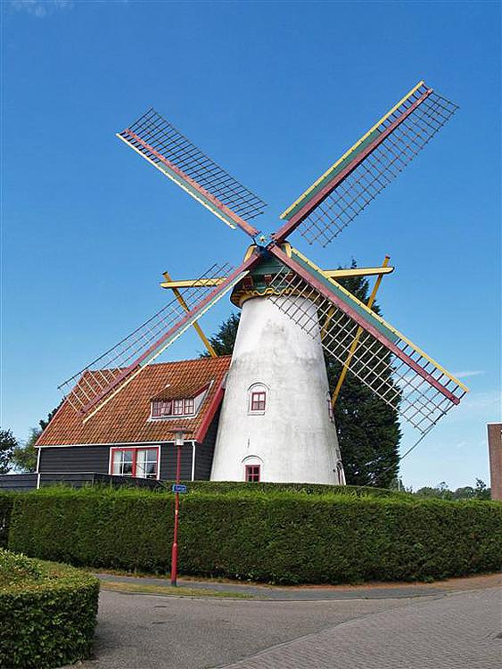 Molen 03558 't Welvaaren van Grijpskerke (Grijpskerke), Theo van Hest (13-8-2009). | Database Nederlandse molens