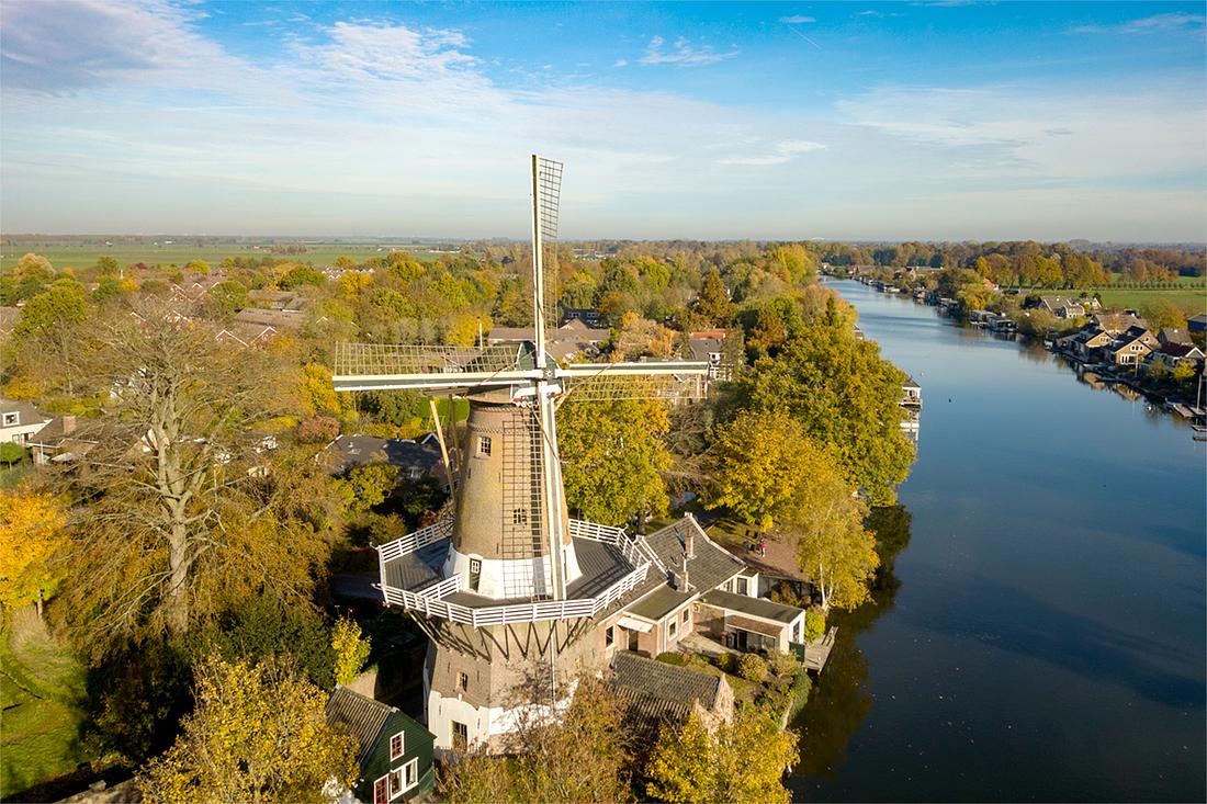 6, Molen 01054 De Hoop (Loenen aan de Vecht), Henk ten Bos (6-11-2018) | Database Nederlandse molens