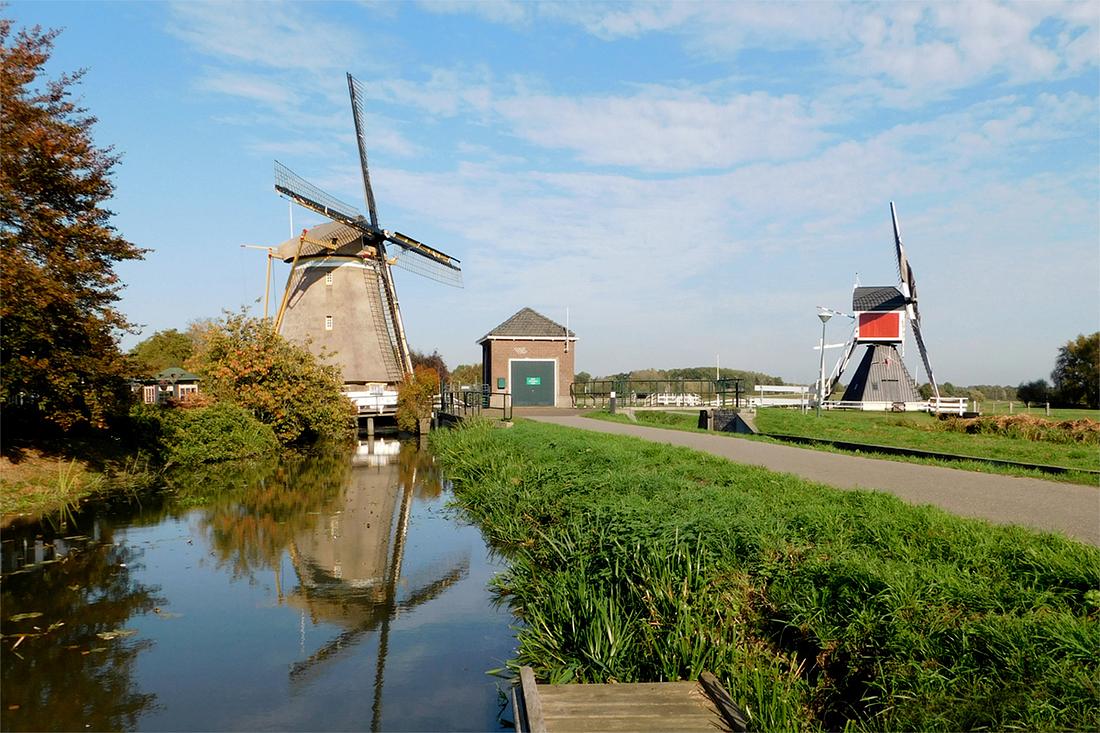4, Molen 01055 Westbroekse Molen (Oud-Zuilen), Piet Glasbergen (16-10-2018)Een bijzondere situatie met de Buitenwegse Molen (kleinste molen van de provincie) en de Westbroekse (grootste molen van de provincie) zeer dicht bij elkaar. | Database Nederlandse molens