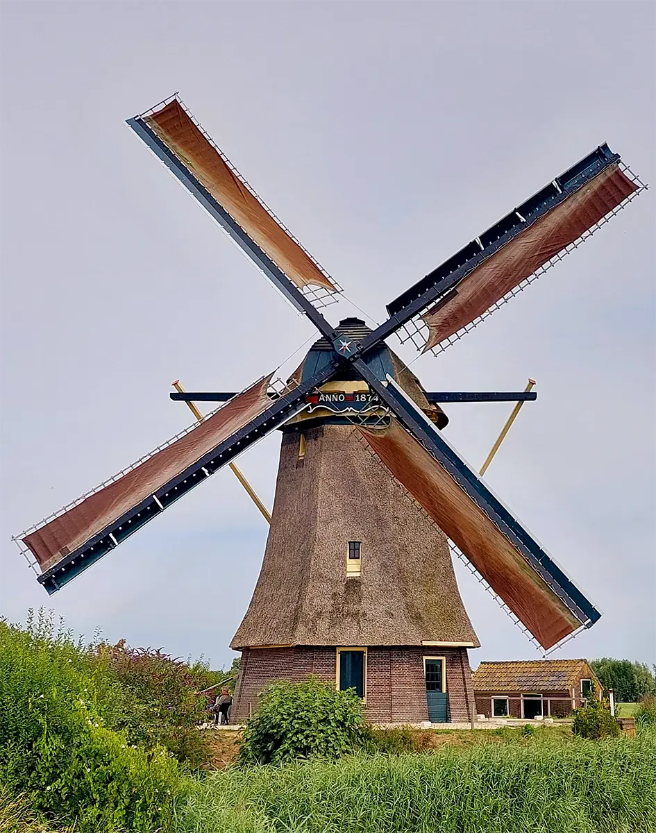 Molen 00287 Hoekermolen (Vreeland), Thomas Griffioen (30-7-2022) | Database Nederlandse molens