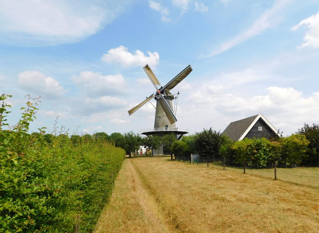 1, Molen 00258 b Rijn en Weert (Werkhoven), Piet Glasbergen (20-7-2018) | Database Nederlandse molens
