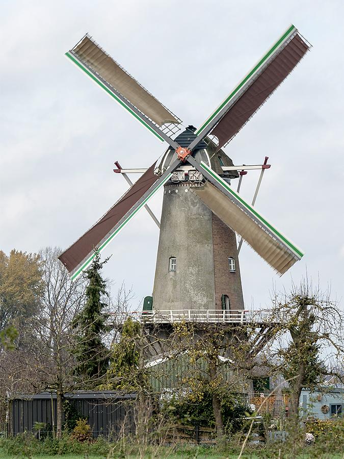 Molen 00258 b Rijn en Weert (Werkhoven), Marcel van Nies (14-11-2020) | Database Nederlandse molens