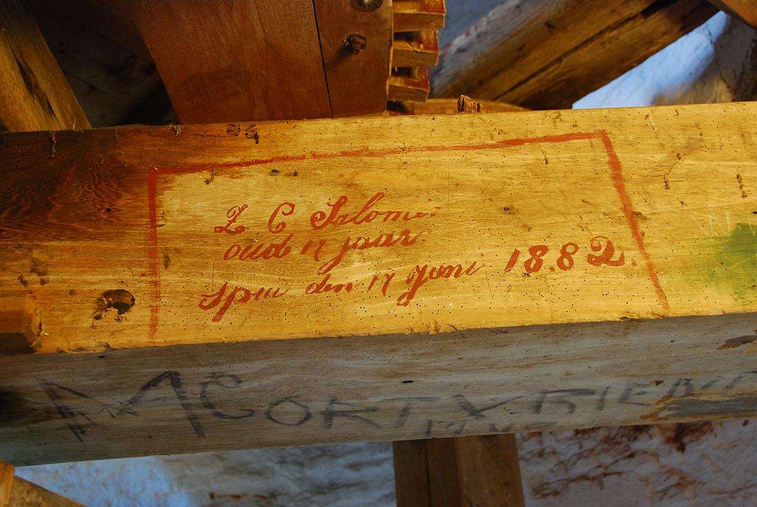 7, Molen 03489 Eben Haezer (Spui), Harmannus Noot (9-9-2015)Z.C. Salomé is, voordat hij de molen van Kortgene kocht, hier kennelijk een tijd knecht geweest.  | Database Nederlandse molens