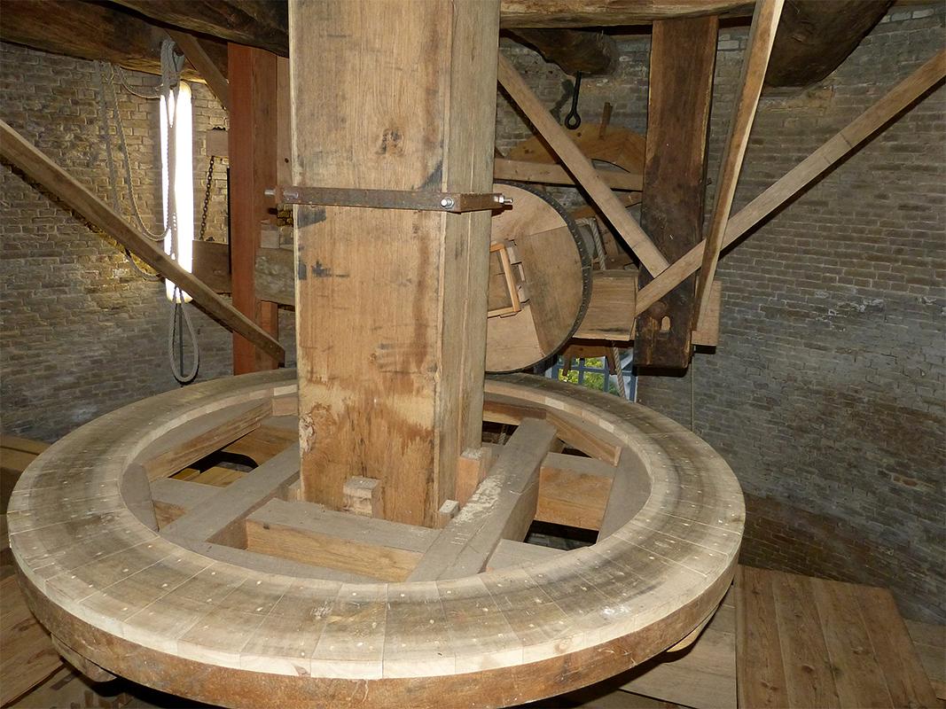 13, Molen 03320 De Seismolen (Middelburg), Thije Jansen (7-8-2019)Het luiwerk. | Database Nederlandse molens