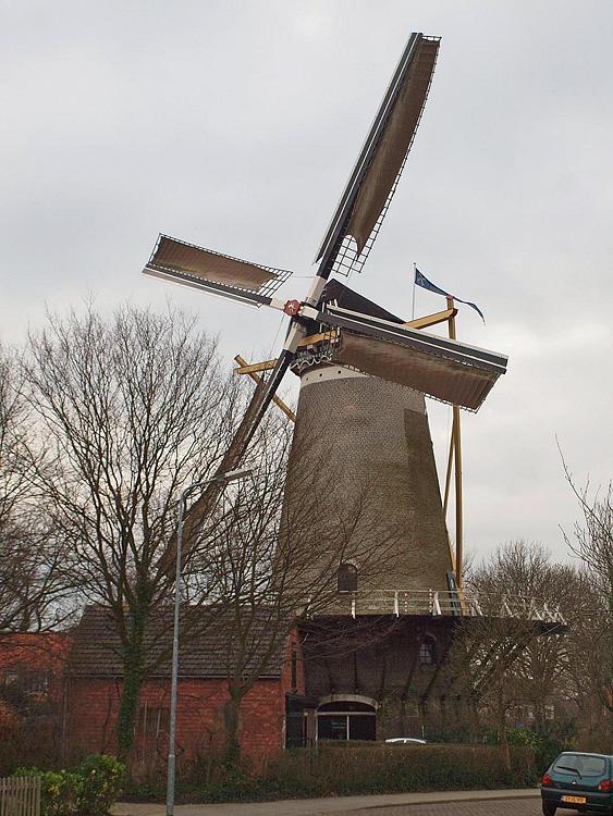 Molen 01663 Ons Genoegen (Middelburg), Jeroen van Dijke (30-1-2014). | Database Nederlandse molens