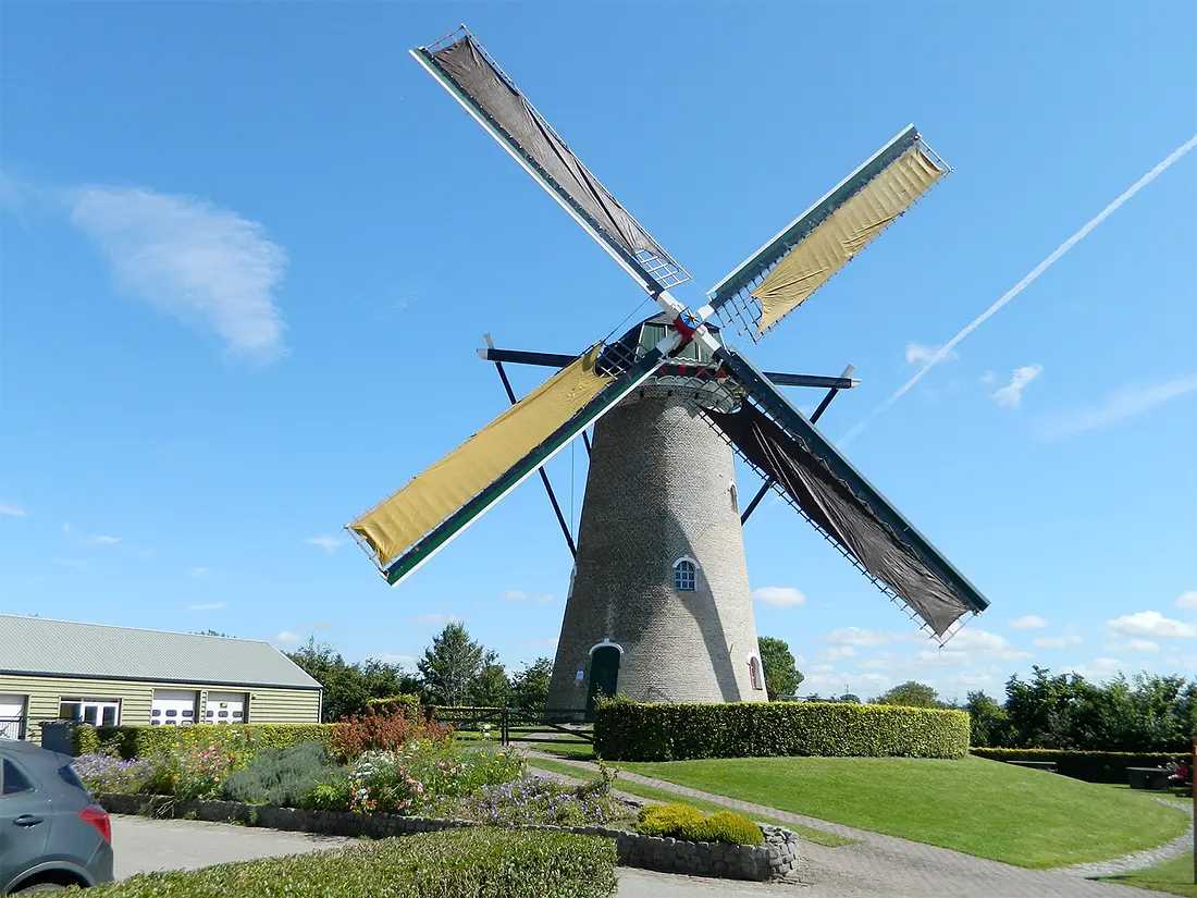 1, Molen 01670 (Naamloos) (Nieuwvliet), Vincent Mepschen (14-8-2021) | Database Nederlandse molens