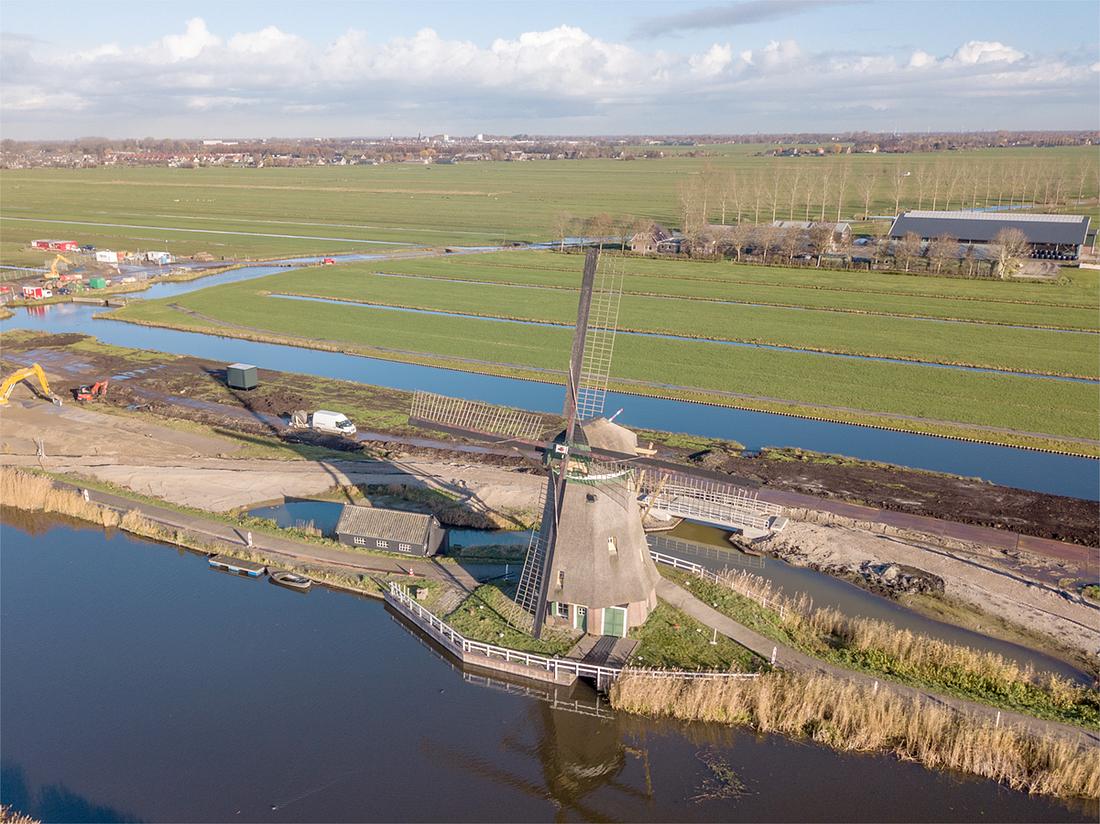 5, Molen 01487 Achtkante Molen (Groot-Ammers), Henk ten Bos (4-12-2018) | Database Nederlandse molens