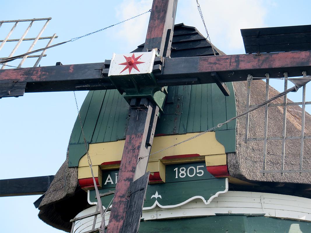 6, Molen 01487 Achtkante Molen (Groot-Ammers), William Bouter (11-8-2018) | Database Nederlandse molens