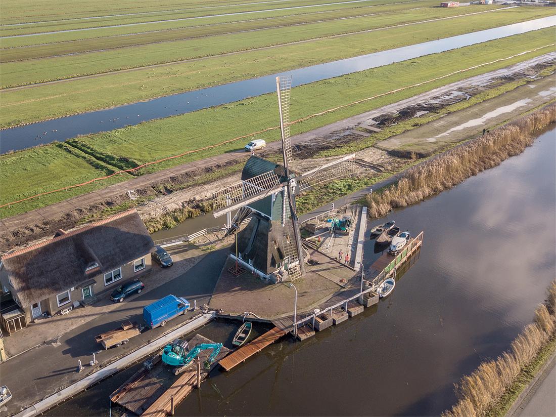 4, Molen 01488 Graaflandse Molen (Groot-Ammers), Henk ten Bos (4-12-2018) | Database Nederlandse molens
