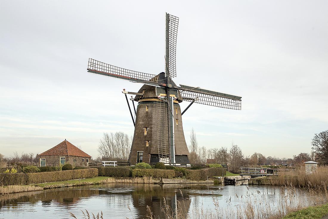 1, Molen 00947 Rietveldse Molen (Hazerswoude), Frank Hendriks (18-1-2019) | Database Nederlandse molens