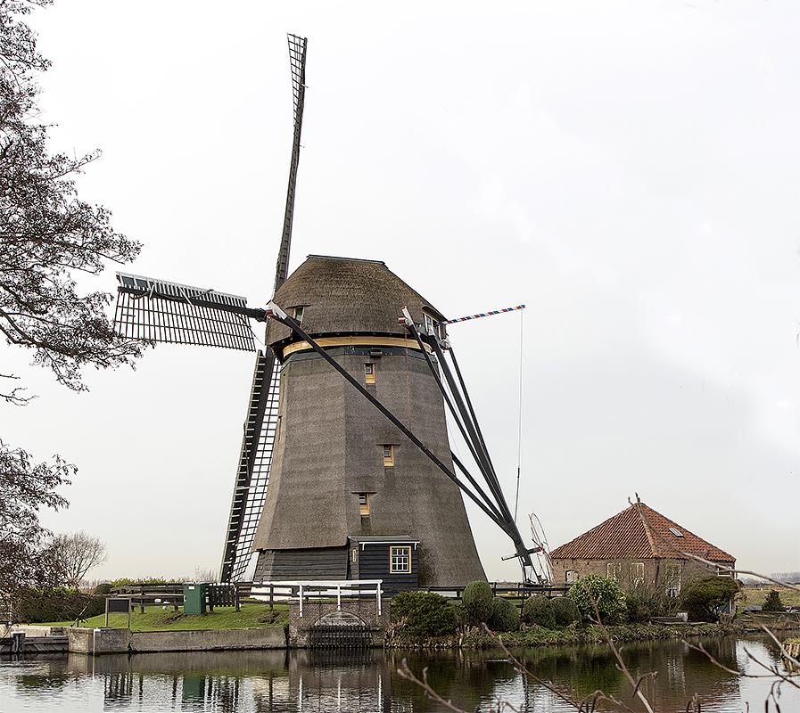 2, Molen 00947 Rietveldse Molen (Hazerswoude), Frank Hendriks (18-1-2019) | Database Nederlandse molens