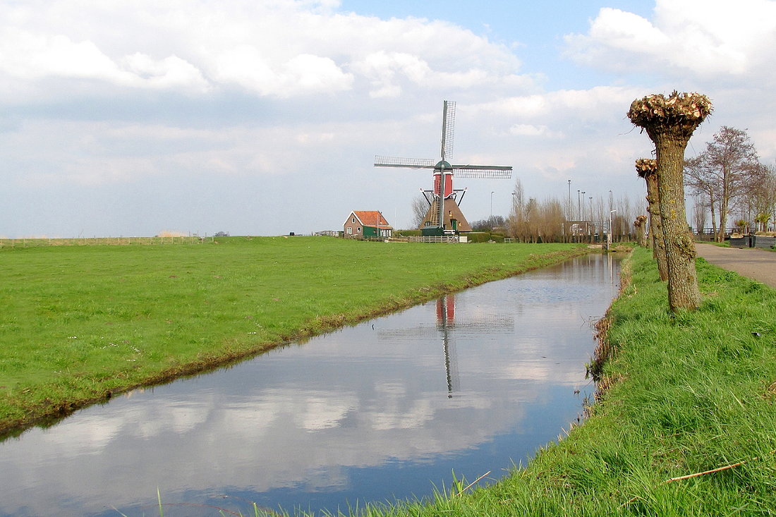 2, Molen 02493 Vlietmolen (Hoogmade), Piet Glasbergen (22-4-2017) | Database Nederlandse molens